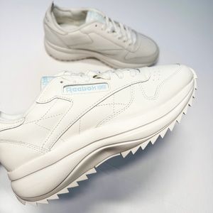 Reebok Classic Leather‎ Platform Extra Chalk Blue Pearl Women’s Sneakers 8.5